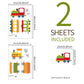 Train Tracks Self-Adhesive Kid's Room Wall Stickers - artwallmelbourne