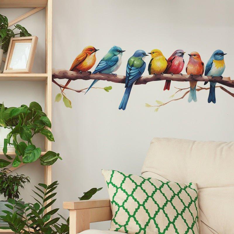 Woodland Harmony Birds Wall Decal - Fansee Australia