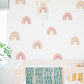 10 Pcs Watercolour Rainbow With Heart Wall Stickers - Fansee Australia