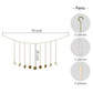 11Pcs Handmade Gold Moon Phase Garland Wall Decoration Set - Fansee Australia