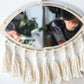 2 Pcs Set - Rustic Wood Evil Eye Wall Mirrors - artwallmelbourne