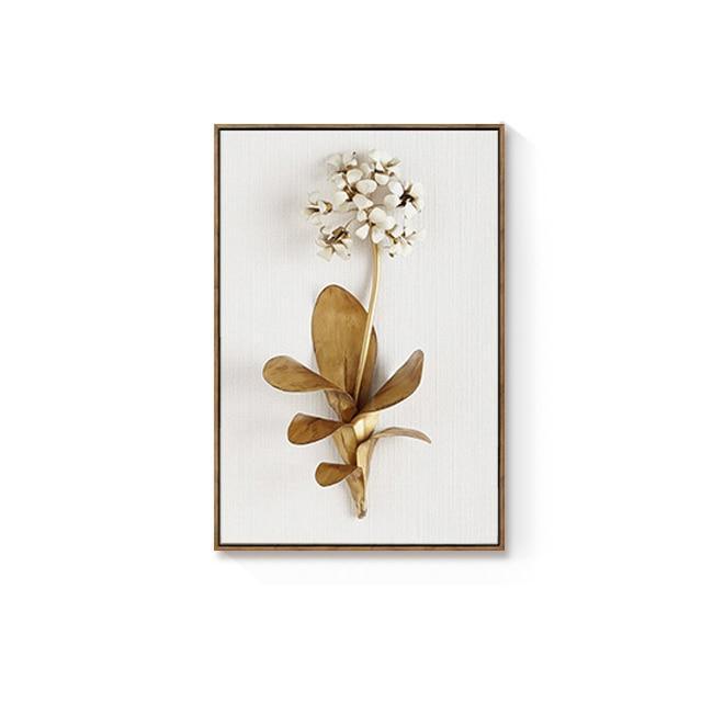 Golden flowers Wall art Prints - Fansee Australia