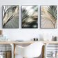 Golden Palm Leaf Plant Canvas Painting Botanical Nordic Wall Art Poster Print Scandinavian Decoration Picture Artwork Home Decor - Fansee Australia