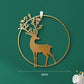 3 Pcs Set Curated Metal Deer Wall Hanging Wall Arts - Fansee Australia