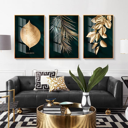 Golden and Black Wall Art Prints - Fansee Australia
