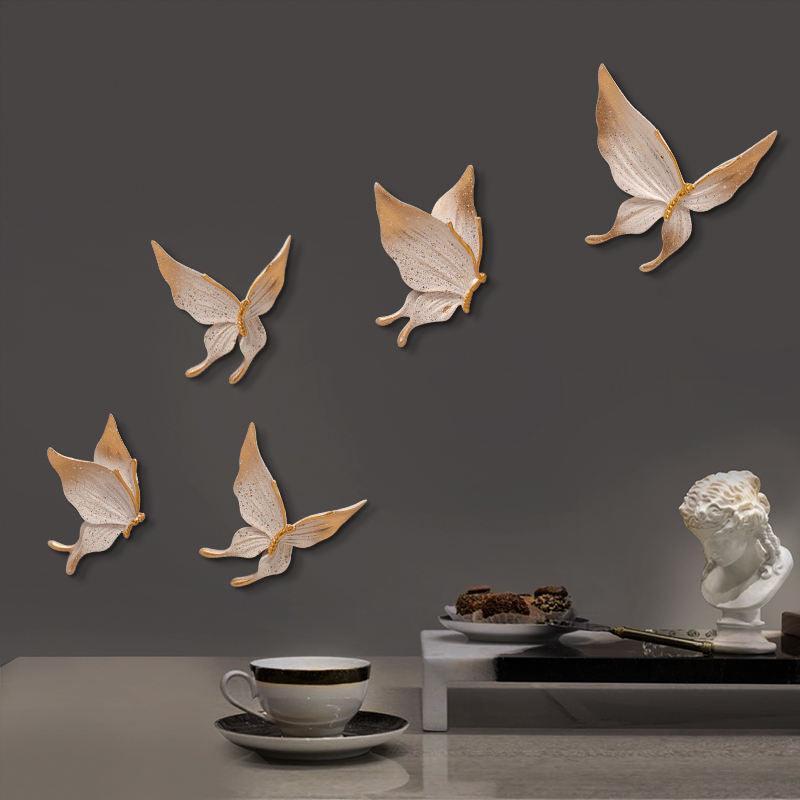 5 Pcs Set Handcrafted Magnificent Butterfly Wall Art - artwallmelbourne