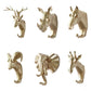 6 Pcs Set Animals Head Wall Hooks - Fansee Australia