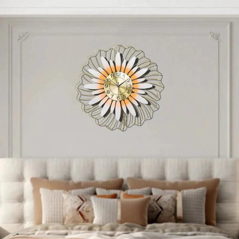 70cm Leaf Design Large Wall Clock - Fansee Australia