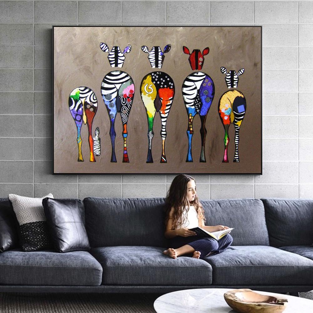 Zebra Wall Art Print (70x100cm) - Fansee Australia