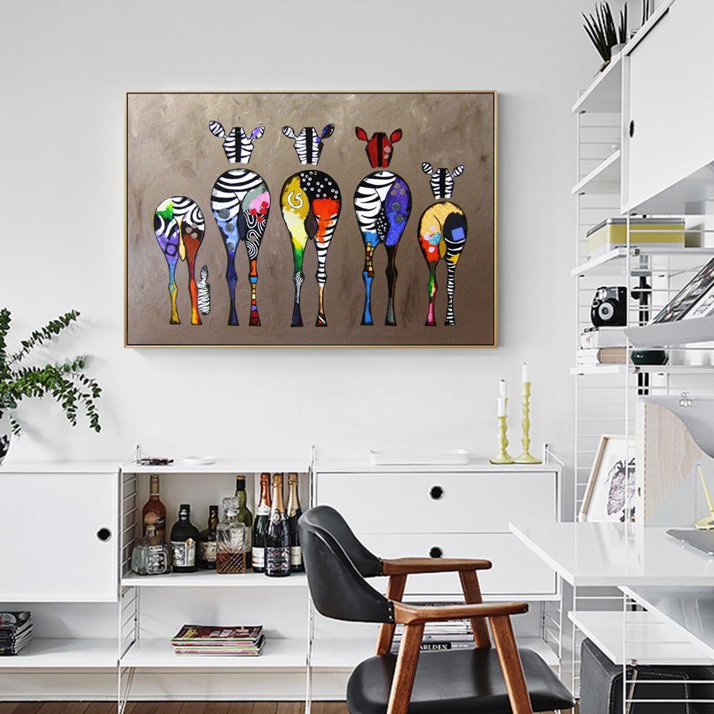 Zebra Wall Art Print (70x100cm) - Fansee Australia