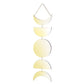 Boho Style Acrylic Gold Colour Moon Phase Garland Wall Art - Fansee Australia