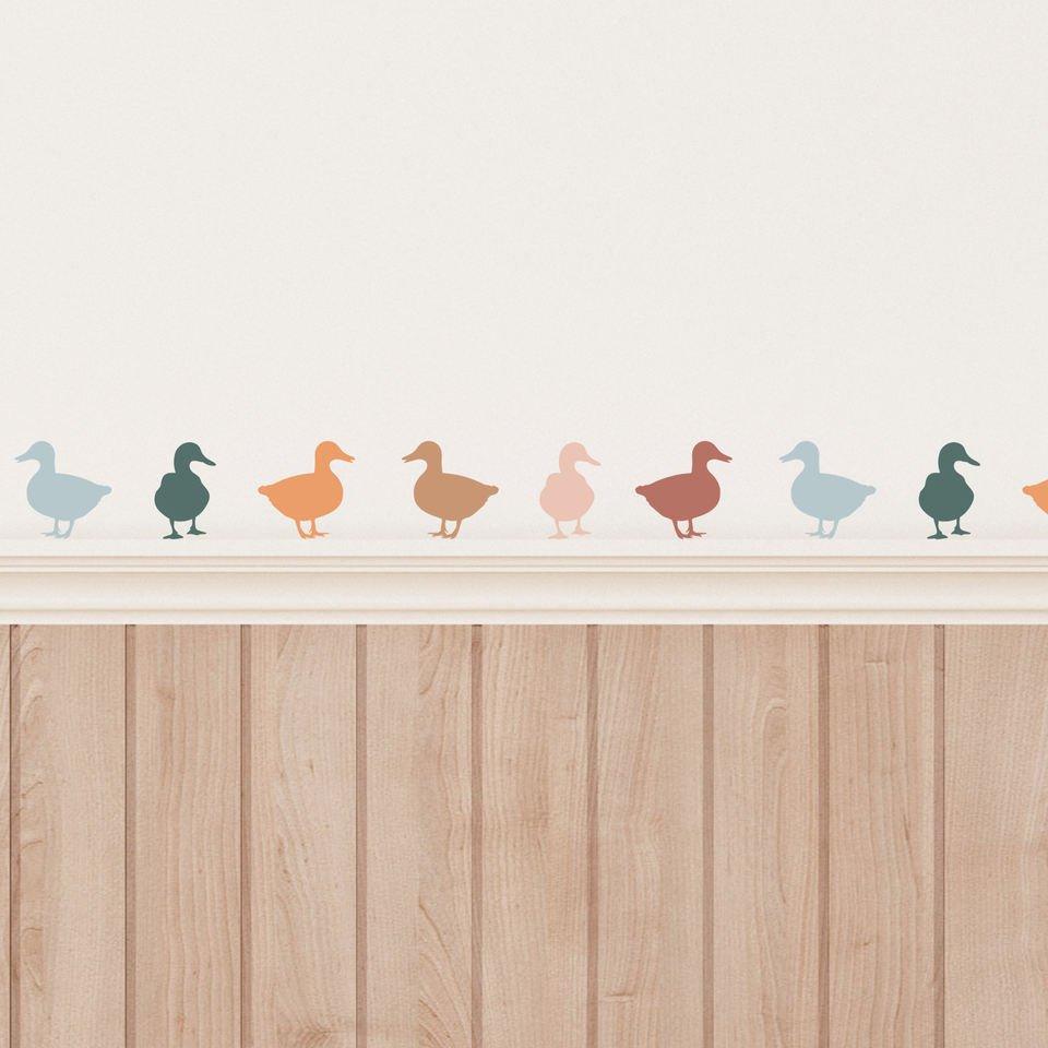 Cute Ducks Self-Adhesive Wall Stickers - Fansee Australia