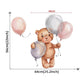 Baby Bear With Balloons Wall Stickers - Fansee Australia