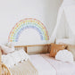 Beautiful Watercolour Polka Dots Rainbow Wall Stickers - artwallmelbourne