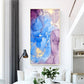 Blue Purple Abstract Canvas Prints (60x120cm) - artwallmelbourne