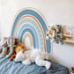 Transparent Removable Blue Colored Rainbow Wall Stickers - Fansee Australia