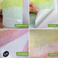 Extra Large Watercolour Blue Rainbow Fabric Wall Sticker - Fansee Australia