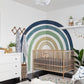 Extra Large Watercolour Blue Rainbow Fabric Wall Sticker - Fansee Australia