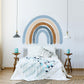 Blue Watercolour Rainbow Wall Stickers - artwallmelbourne