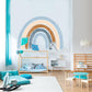 Blue Watercolour Rainbow Wall Stickers - artwallmelbourne