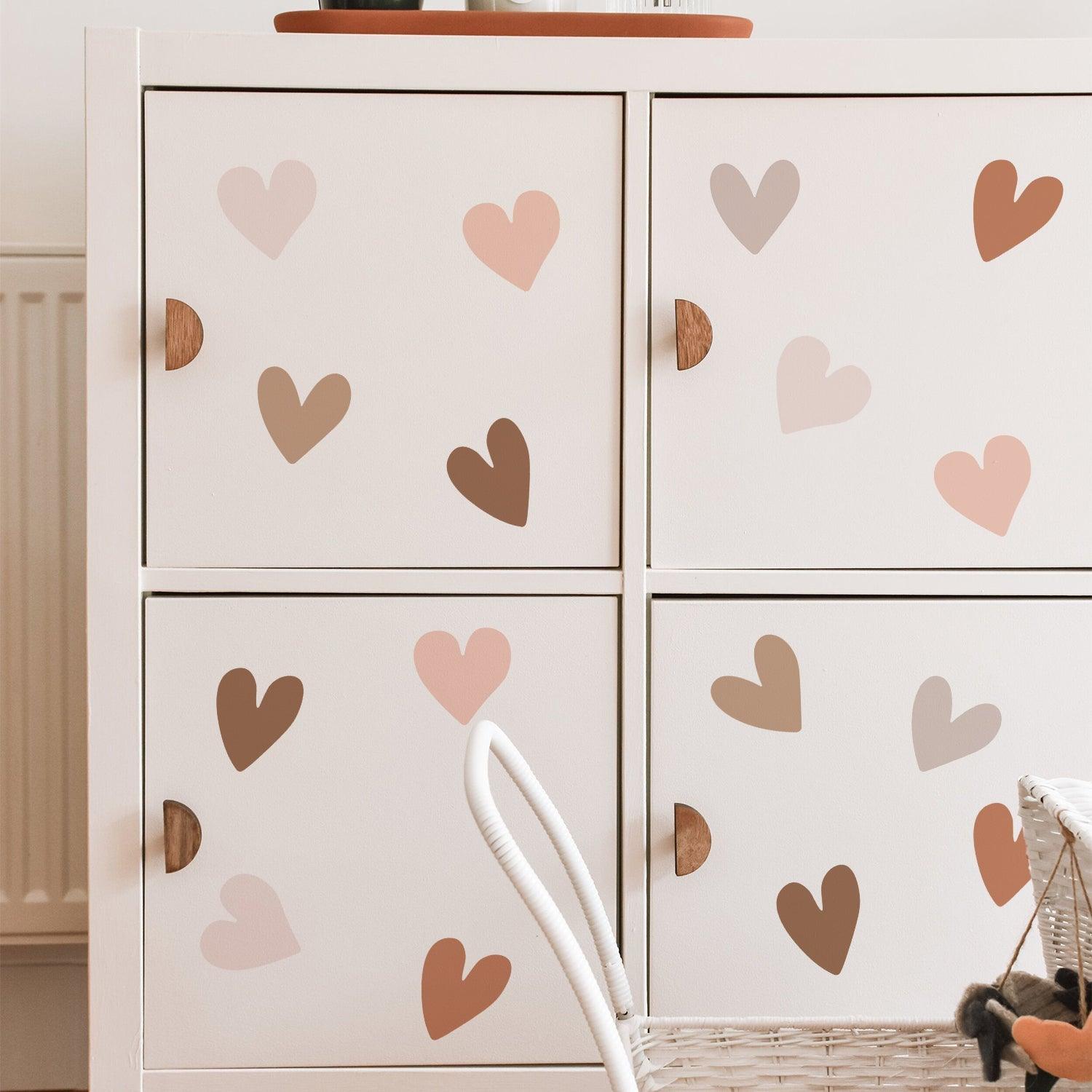 Boho Hearts Wall Stickers - artwallmelbourne