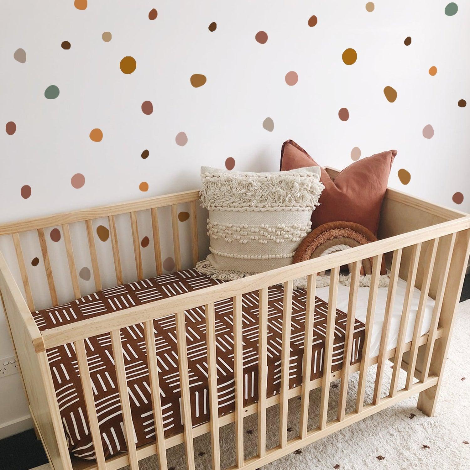 Boho Polka Dot Wall Stickers - artwallmelbourne