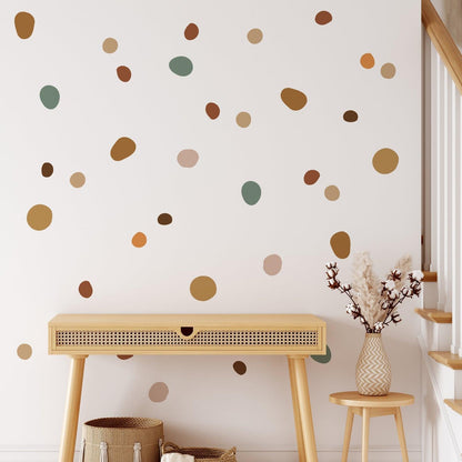Boho Polka Dot Wall Stickers - artwallmelbourne