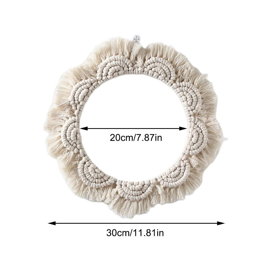 Boho Chic Macrame Round Wall Mirror - Fansee Australia