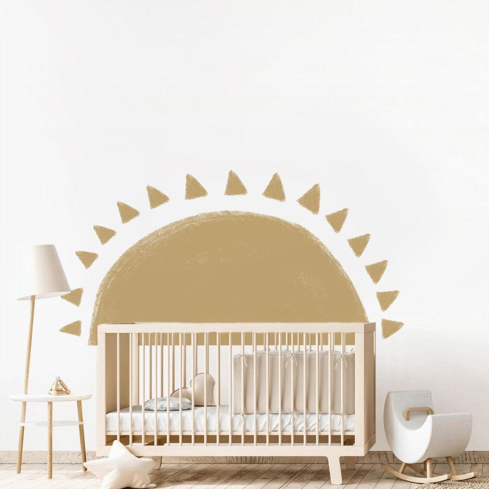 Boho Sunrise Removable Peel And Stick PVC Wall Sticker - artwallmelbourne