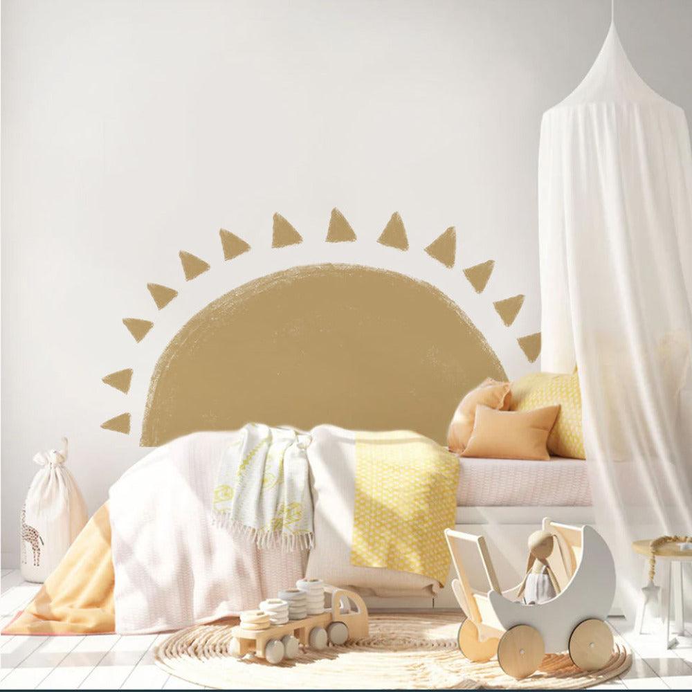 Boho Sunrise Removable Peel And Stick PVC Wall Sticker - artwallmelbourne