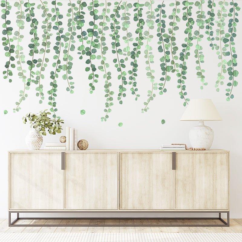 Breathtaking Green Leaves Wall Stickers - Fansee Australia