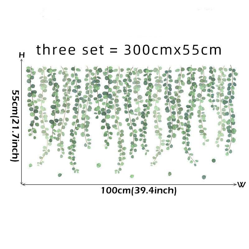 Breathtaking Green Leaves Wall Stickers - Fansee Australia