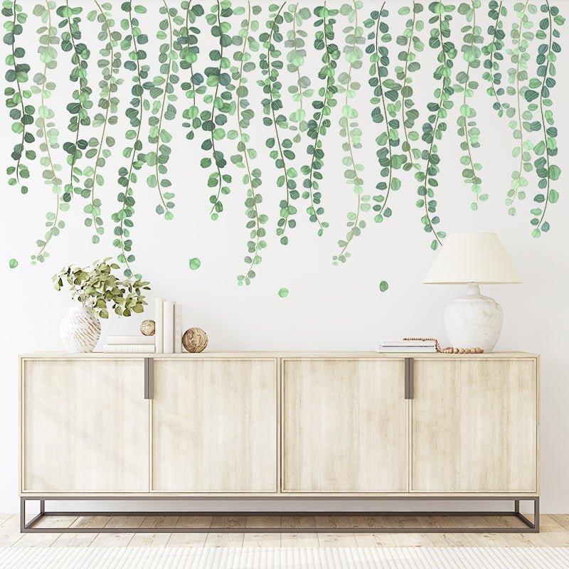 Breathtaking Green Leaves Wall Stickers - Fansee Australia