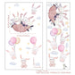 Bunnies On Umbrella Removable Nursery Wall Stickers - artwallmelbourne