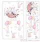 Bunnies On Umbrella Removable Nursery Wall Stickers - artwallmelbourne
