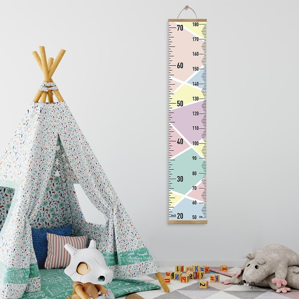 Colourful Canvas Growth Chart For Boys And Girls - Fansee Australia