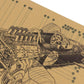 Vintage Car Design Illustration Wall Art Poster (50x35cm) - Fansee Australia