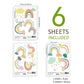 Colorful Rainbow Wall Stickers for Nursery - Fansee Australia