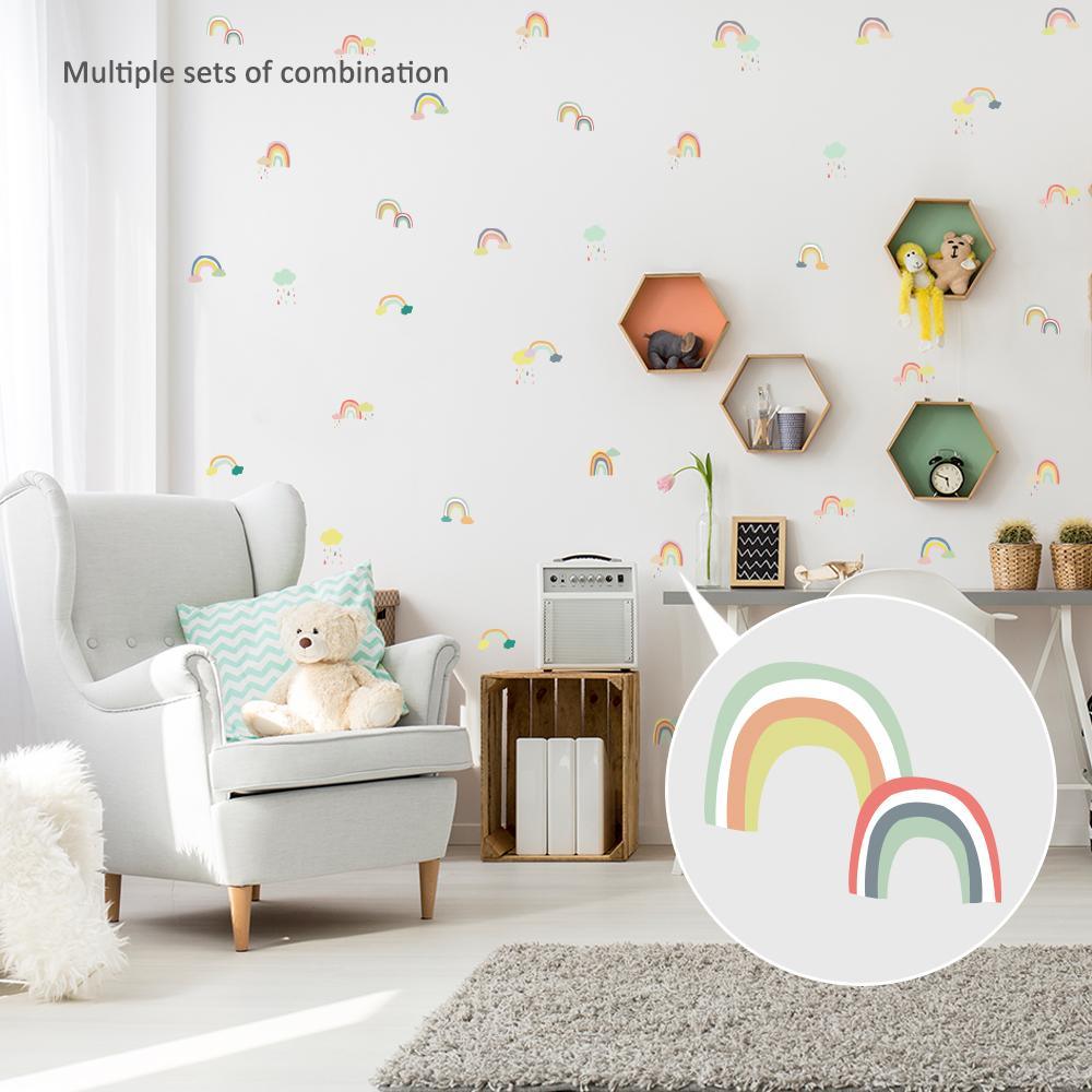 Colorful Rainbow Wall Stickers for Nursery - Fansee Australia