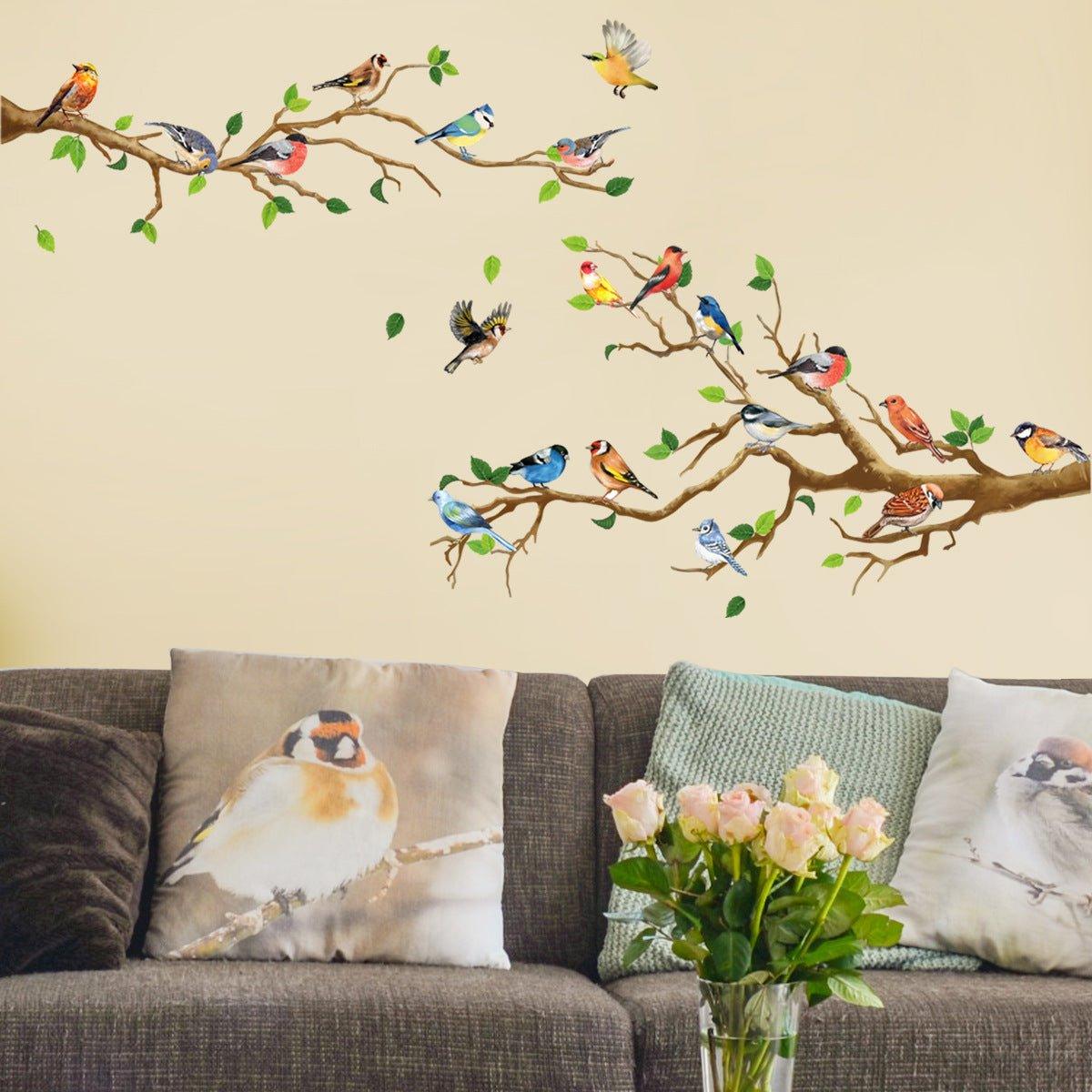 Colourful Birds Wall Stickers - Fansee Australia