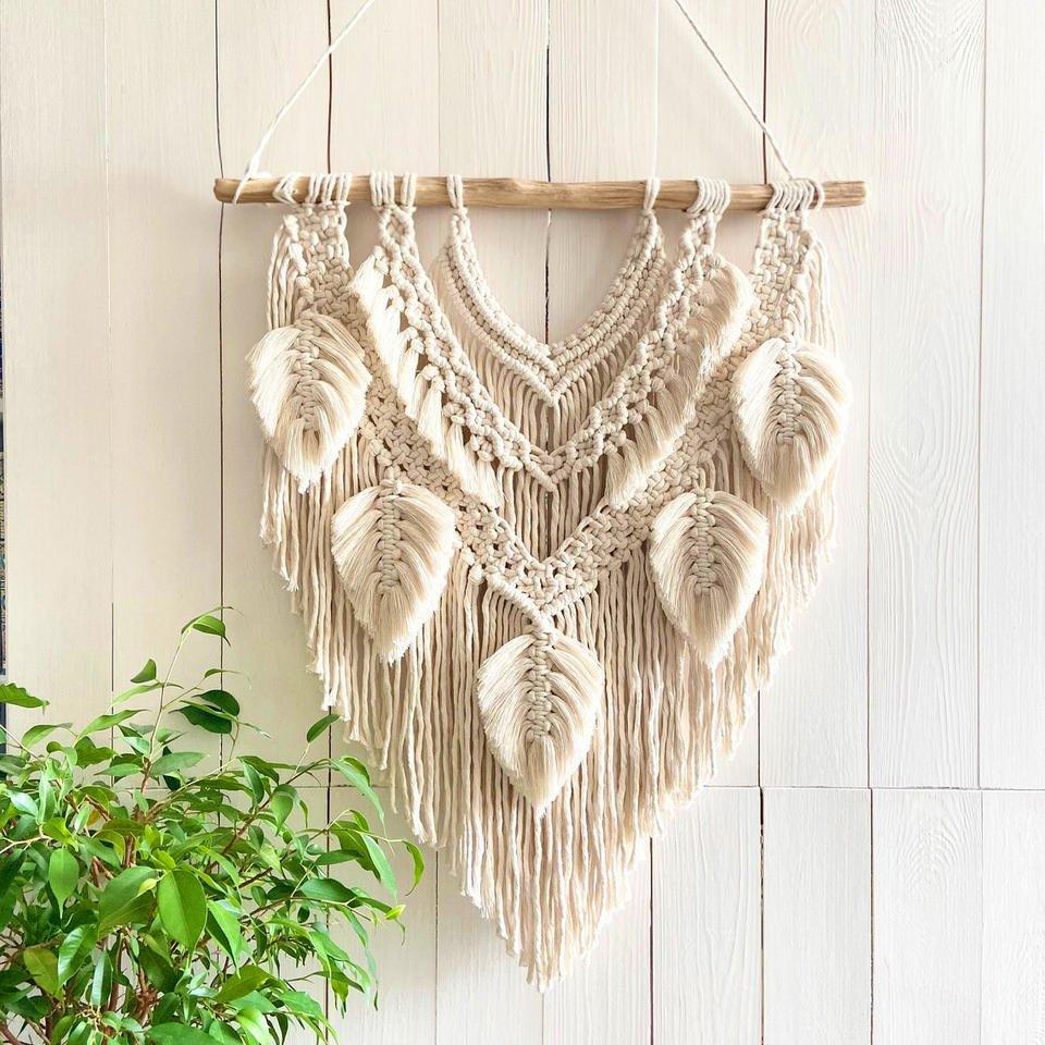 Lovingly Curated Cotton Macrame Wall Hanging - Fansee Australia