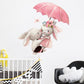 Lovers Under Umbrella Wall Decals - Fansee Australia