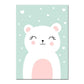 Cat & Rabbit Nursery Wall Art (Prints 50x70cm) - Fansee Australia