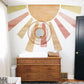 Boho Half Sun Large Fabric Wall Decals - Fansee Australia