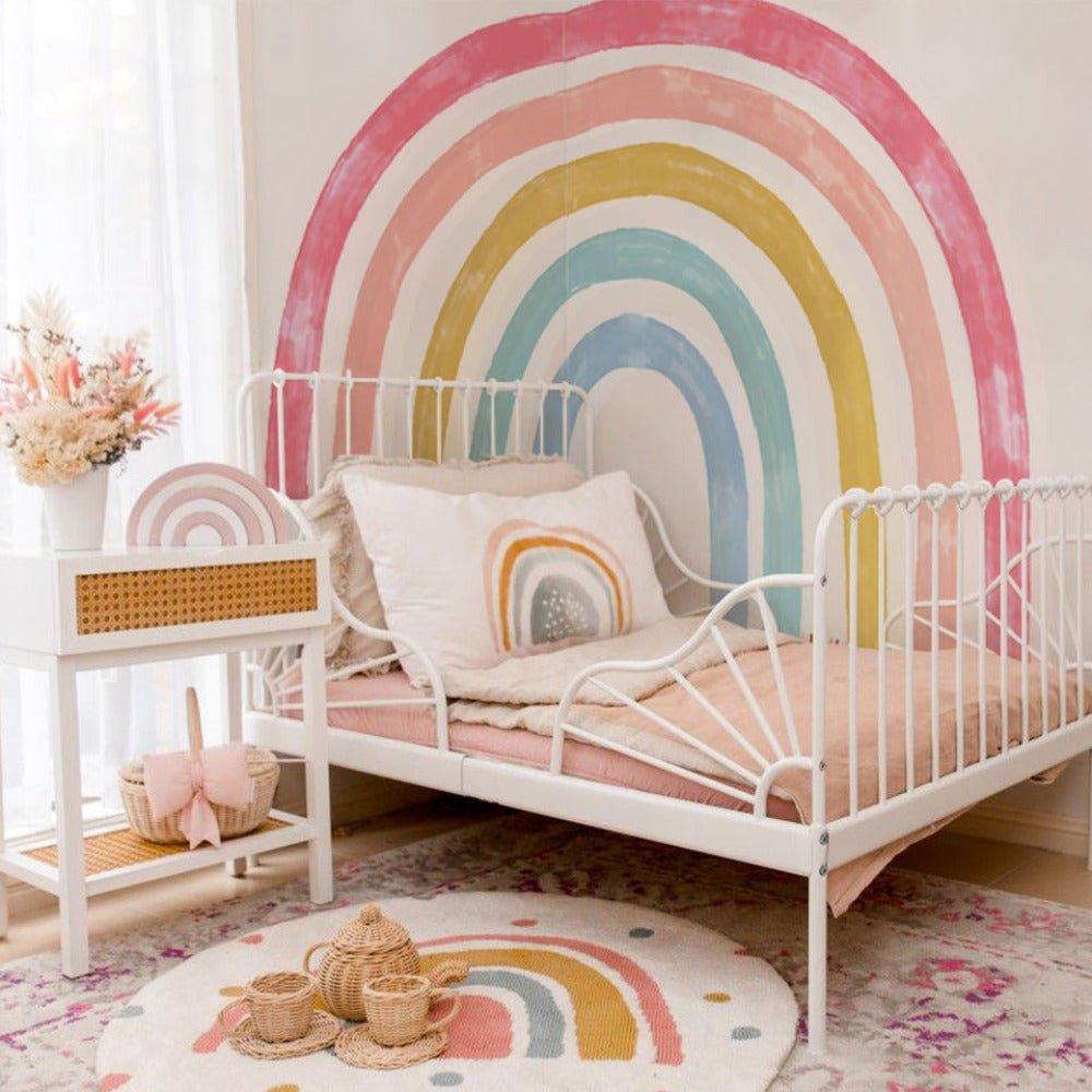 Extra Large Fabric Multicoloured Rainbow Wall Stickers - Fansee Australia