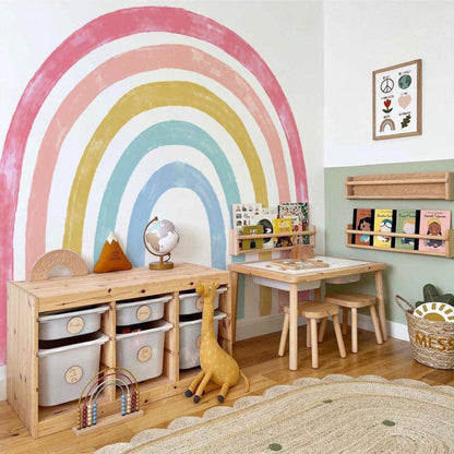 Extra Large Fabric Multicoloured Rainbow Wall Stickers - Fansee Australia