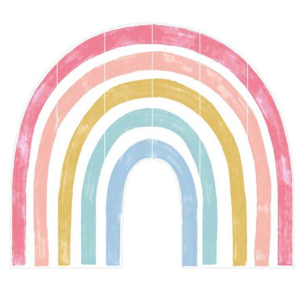 Extra Large Fabric Multicoloured Rainbow Wall Stickers - Fansee Australia