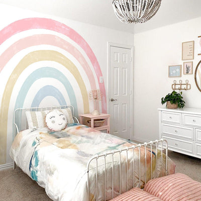 Extra Large Fabric Waterproof Rainbow Wall Stickers