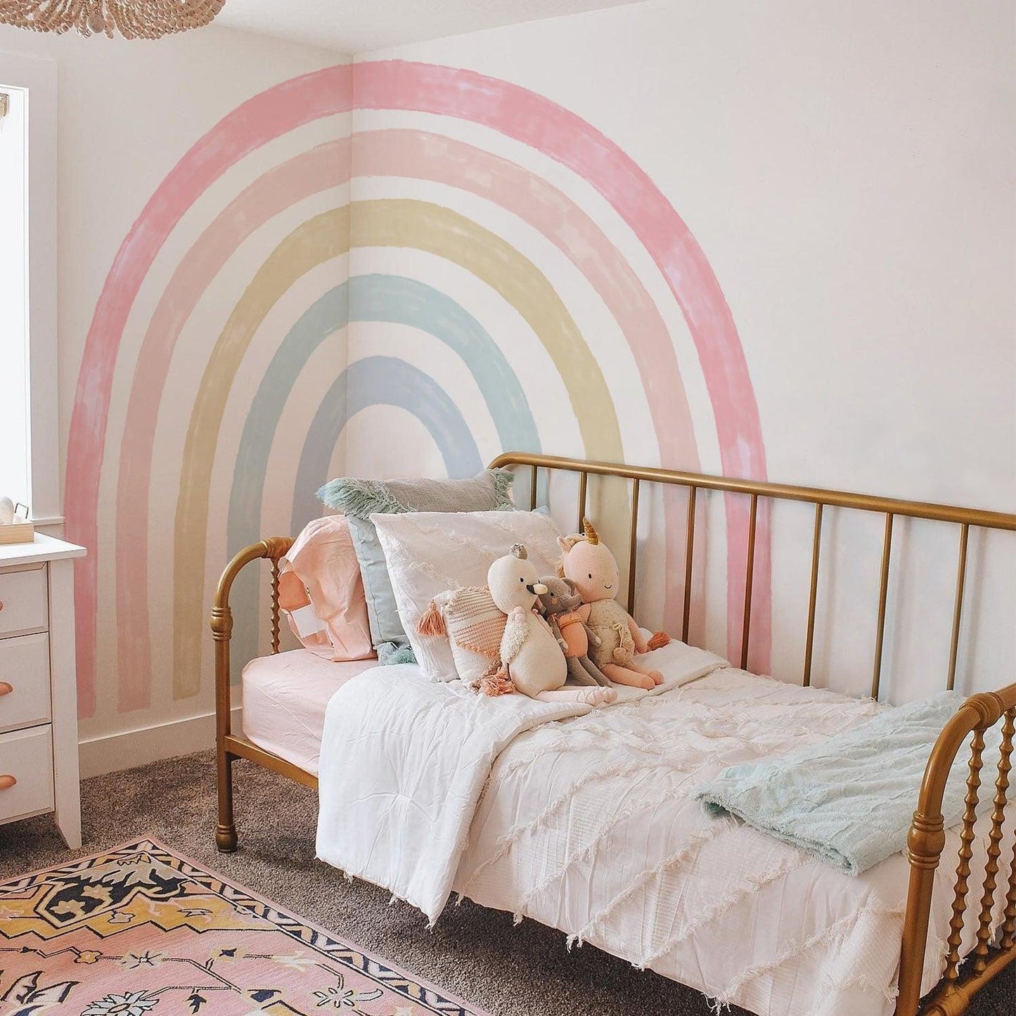 Extra Large Fabric Spectacular Rainbow Wall Stickers - Fansee Australia