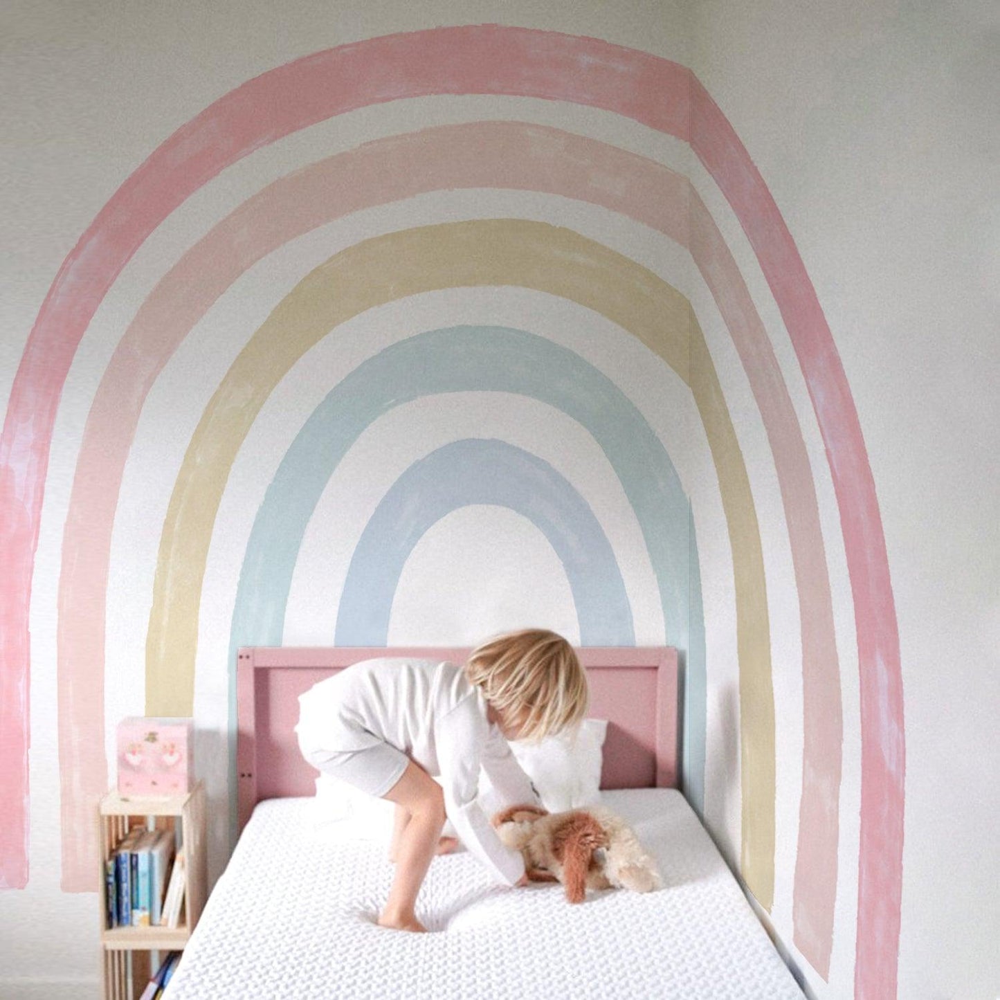 Extra Large Fabric Spectacular Rainbow Wall Stickers - Fansee Australia